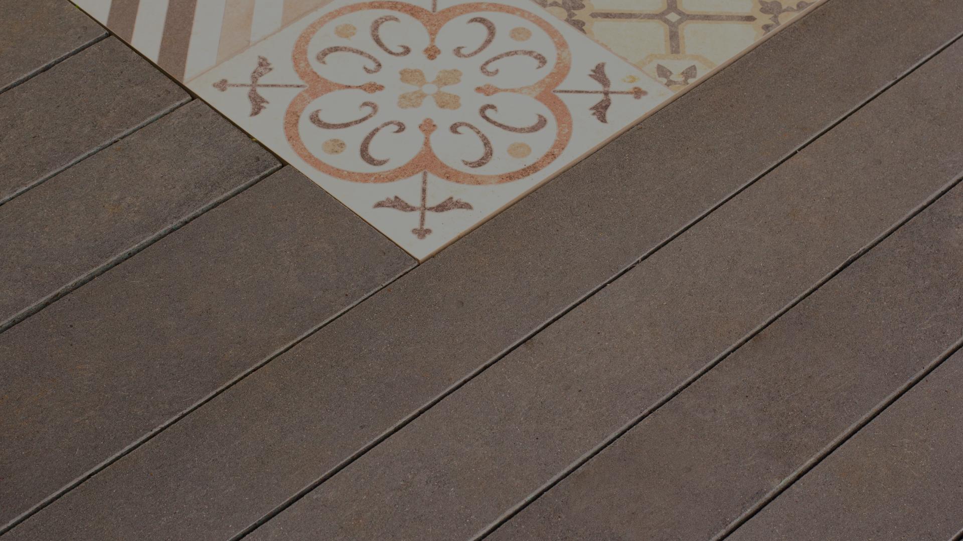 Deck de madeira plástica